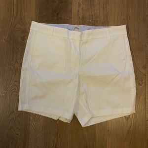 J Crew White Shorts